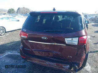 2015 Kia Sedona LX with VIN KNDMB5C14F6059569, listed as a IAAI auction lot 41564739 with 167,275 mi miles. Bid and sale history available at carsss.com. Image 6.