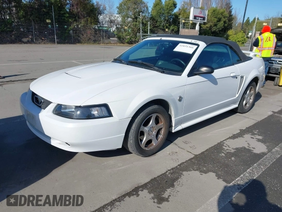 2004 Ford Mustang Deluxe with VIN 1FAFP44654F181293, listed as a IAAI auction lot 41831366 with 122,636 mi miles. Bid and sale history available at carsss.com. Image 2.