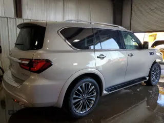 2021 Infiniti QX80 SENSORY with VIN JN8AZ2BE6M9273576, listed as a Copart auction lot 48598775 with 119,294 mi miles and Salvage Title. Bid and sale history available at carsss.com. Image 3.