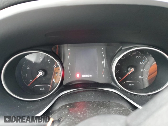 2018 Jeep Compass Sport with VIN 3C4NJCAB0JT233367, listed as a Copart auction lot 85420204 with 105,812 mi miles and Salvage Title. Bid and sale history available at carsss.com. Image 9.