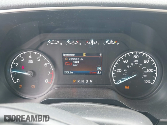 2023 Ford F-150 XL with VIN 1FTFW1E50PKE94894, listed as a IAAI auction lot 42140518 with 35,109 mi miles. Bid and sale history available at carsss.com. Image 7.