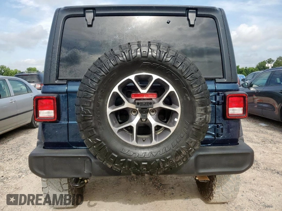 2025 Jeep Wrangler Sport with VIN 1C4PJXDN1SW508861, listed as a Copart auction lot 64277535 with Not provided miles and Salvage title. Bid and sale history available at DreamBid. Image 6.
