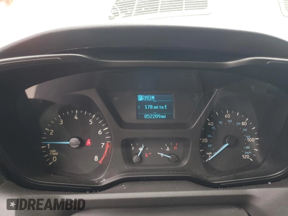 2019 Ford Transit Passenger XL with VIN 1FBVU4XM1KKA23695, listed as a Copart auction lot 80881484 with 52,209 mi miles and Salvage Title. Bid and sale history available at DreamBid. Image 9.