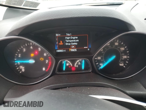 2018 Ford Escape SE with VIN 1FMCU9GD6JUC68412, listed as a Copart auction lot 53259285 with 98,863 mi miles and Salvage Title. Bid and sale history available at carsss.com. Image 9.