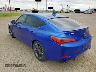 2023 Acura Integra Technology with VIN 19UDE4H64PA012242, listed as a Copart auction lot 55885565 with 17,818 mi miles and Clean Title. Bid and sale history available at DreamBid. Image 3.