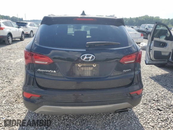 2017 Hyundai Santa Fe 2.4L with VIN 5NMZU3LB3HH011340, listed as a Copart auction lot 59177895 with 162,679 mi miles and Salvage title. Bid and sale history available at DreamBid. Image 6.