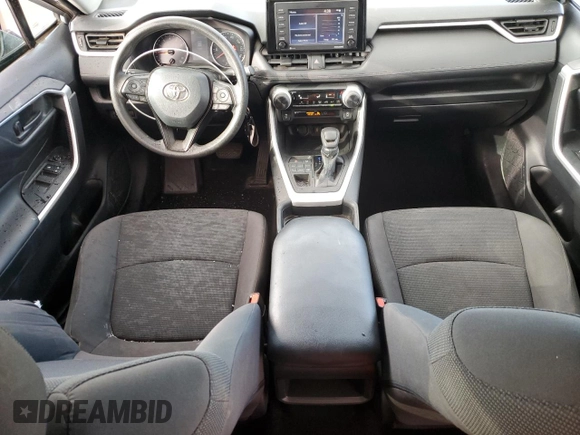 2021 Toyota RAV4 LE with VIN 2T3G1RFV7MC233203, listed as a Copart auction lot 49264545 with 45,183 mi miles and Salvage Title. Bid and sale history available at carsss.com. Image 8.