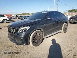 2018 Mercedes-Benz GLE 63 S AMG z VIN 4JGED7FB4JA117079, wystawiony jako Copart lot #42907495 z przebiegiem 76 181 mil mil oraz Szkoda całkowita • Salvage title. Historia ofert i sprzedaży dostępna na DreamBid. Obrazek 1.