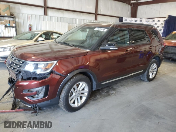 2016 Ford Explorer XLT with VIN 1FM5K7DH1GGC02934, listed as a Copart auction lot 50615055 with 160,821 mi miles and Salvage Title. Bid and sale history available at DreamBid. Image 1.
