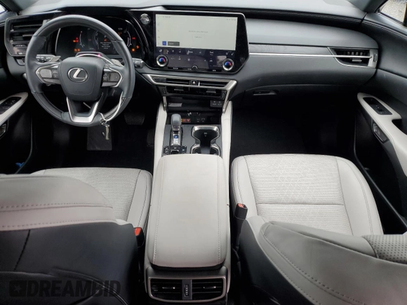 2023 Lexus RX 350h z VIN 2T2BBMCAXPC015258, wystawiony jako Copart lot #48760745 z przebiegiem 22 839 mil mil oraz Szkoda całkowita • Salvage title. Historia ofert i sprzedaży dostępna na DreamBid. Obrazek 8.