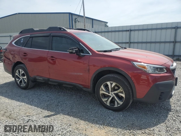 2020 Subaru Outback Limited with VIN 4S4BTALC8L3199129, listed as a Copart auction lot 55408645 with 77,742 mi miles and Salvage title. Bid and sale history available at DreamBid. Image 4.