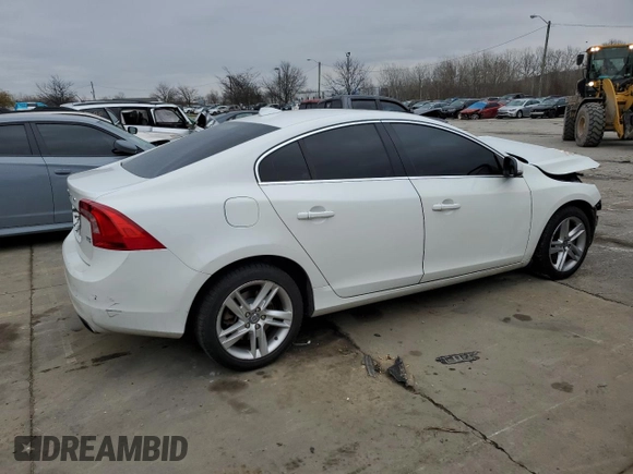 2015 Volvo S60 T5 Drive-E Premier with VIN YV140MFBXF1312468, listed as a Copart auction lot 84048144 with 139,979 mi miles and Salvage Title. Bid and sale history available at carsss.com. Image 3.