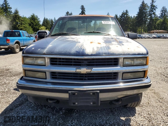 1995 Chevrolet Silverado 2500 z VIN 1GCFK24K7SE228644, wystawiony jako Copart lot #57244755 z przebiegiem 241 137 mil mil oraz Szkoda całkowita • Salvage title. Historia ofert i sprzedaży dostępna na DreamBid. Obrazek 5.