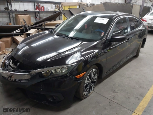 2016 Honda Civic Sedan EX-T with VIN 2HGFC1F33GH633530, listed as a IAAI auction lot 41829819 with 91,534 mi miles. Bid and sale history available at carsss.com. Image 17.