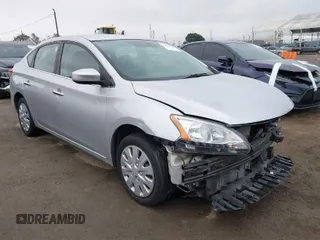 2015 Nissan Sentra SV with VIN 3N1AB7AP9FY248042, listed as a IAAI auction lot 41881505 with 122,091 mi miles and . Bid and sale history available at DreamBid. Image 1.