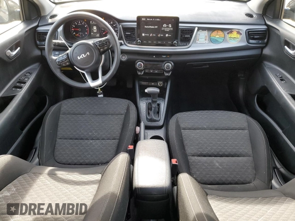 2022 Kia Rio LX with VIN 3KPA24ADXNE476147, listed as a Copart auction lot 87898405 with 15,763 mi miles and Salvage Title. Bid and sale history available at carsss.com. Image 8.