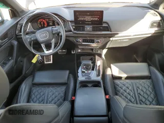 2024 Audi SQ5 Premium Plus with VIN WA1B4AFY4R2009604, listed as a Copart auction lot 49346145 with 16,054 mi miles and Salvage title. Bid and sale history available at DreamBid. Image 8.