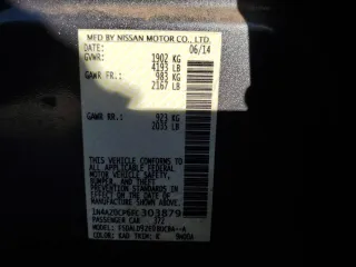 2015 Nissan LEAF S z VIN 1N4AZ0CP6FC303879, wystawiony jako Copart lot #44189424 z przebiegiem Nie podano mil oraz Szkoda całkowita • Salvage title. Historia ofert i sprzedaży dostępna na DreamBid. Obrazek 12.