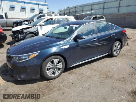 2017 Kia Optima Hybrid EX with VIN KNAGU4LE7H5010442, listed as a Copart auction lot 70532704 with 79,916 mi miles and Salvage Title. Bid and sale history available at carsss.com. Image 1.