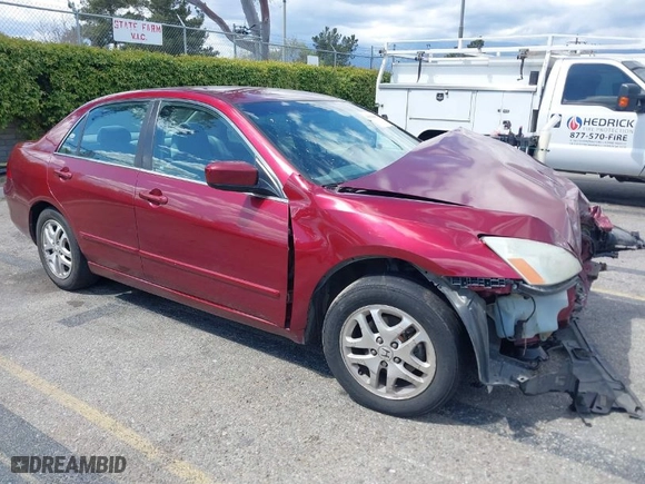 2006 Honda Accord Sdn LX SE with VIN 1HGCM563X6A099625, listed as a IAAI auction lot 41944837 with 1 mi miles. Bid and sale history available at carsss.com. Image 1.