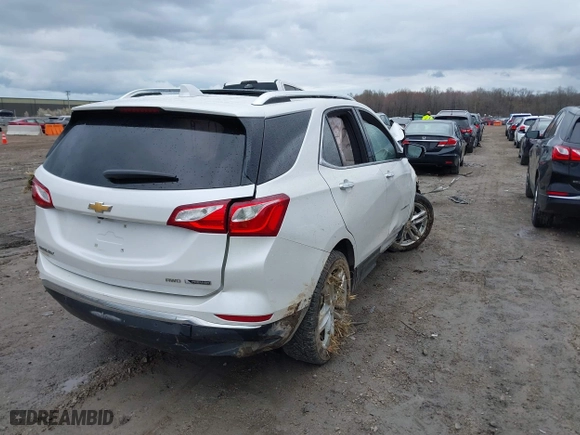 2018 Chevrolet Equinox Premier with VIN 2GNAXVEV3J6101020, listed as a IAAI auction lot 42038112 with 112,258 mi miles. Bid and sale history available at carsss.com. Image 4.
