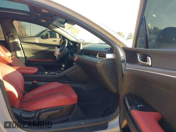 2023 Kia K5 GT-Line z VIN 5XXG64J22PG224836, wystawiony jako IAAI lot #41743997 z przebiegiem 26 633 mil mil oraz . Historia ofert i sprzedaży dostępna na DreamBid. Obrazek 5.