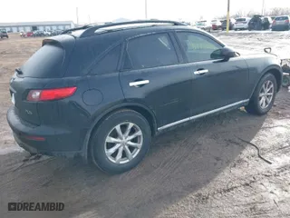 2006 Infiniti FX35 with VIN JNRAS08W76X205841, listed as a IAAI auction lot 41475252 with 205,165 mi miles. Bid and sale history available at carsss.com. Image 4.