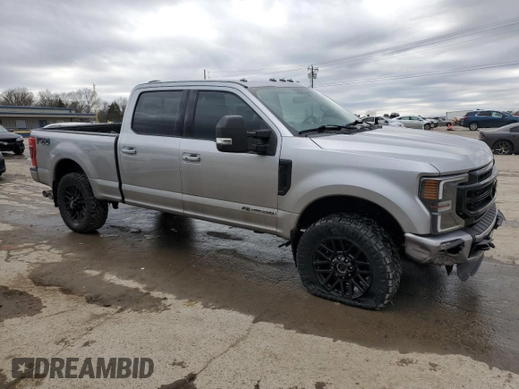 2021 Ford Super Duty F-250 SRW XL with VIN 1FT7W2BT9MEC95446, listed as a Copart auction lot 44594545 with 75,348 mi miles and Salvage Title. Bid and sale history available at carsss.com. Image 4.