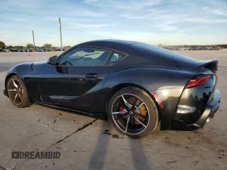 2022 Toyota GR Supra 3.0 with VIN WZ1DB0C06NW053881, listed as a Copart auction lot 80255644 with 18,316 mi miles and Salvage Title. Bid and sale history available at carsss.com. Image 2.