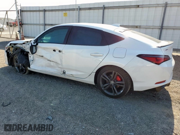 2024 Acura Integra w/A-Spec Package with VIN 19UDE4H32RA007968, listed as a Copart auction lot 56062585 with 13,579 mi miles and Clean title. Bid and sale history available at DreamBid. Image 2.