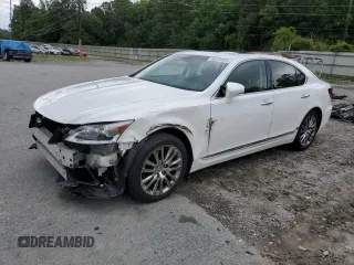 2015 Lexus LS 460 z VIN JTHBL5EFXF5137631, wystawiony jako Copart lot #58314305 z przebiegiem 140 221 mil mil oraz Szkoda całkowita • Salvage title. Historia ofert i sprzedaży dostępna na DreamBid. Obrazek 1.
