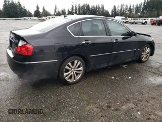 2008 Infiniti M45 with VIN JNKBY01E48M500662, listed as a Copart auction lot 79723514 with 117,040 mi miles and Salvage Title. Bid and sale history available at carsss.com. Image 3.