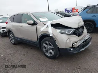 2018 Honda CR-V EX-L with VIN 2HKRW2H87JH681113, listed as a IAAI auction lot 41961301 with 85,672 mi miles. Bid and sale history available at carsss.com. Image 1.