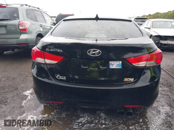 2012 Hyundai Elantra Limited with VIN KMHDH4AE0CU288395, listed as a IAAI auction lot 40462553 with 108,367 mi miles. Bid and sale history available at carsss.com. Image 16.