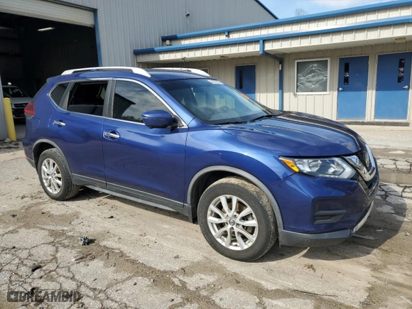 2018 Nissan Rogue SV with VIN KNMAT2MV7JP603159, listed as a Copart auction lot 44502305 with 104,571 mi miles and Salvage Title. Bid and sale history available at carsss.com. Image 4.