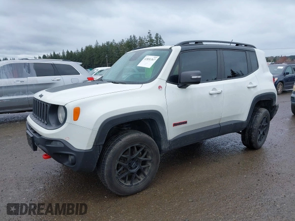 2017 Jeep Renegade Trailhawk с VIN ZACCJBCB6HPE79727, выставлен на аукционе IAAI как лот 41851367 с пробегом 90 645 миль миль и . История ставок и продаж доступна на DreamBid. Изображение 22.