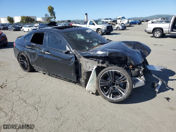 2017 BMW 4 Series 430i with VIN WBA4F7C5XHG437942, listed as a Copart auction lot 46504255 with 106,756 mi miles and Salvage Title. Bid and sale history available at carsss.com. Image 4.
