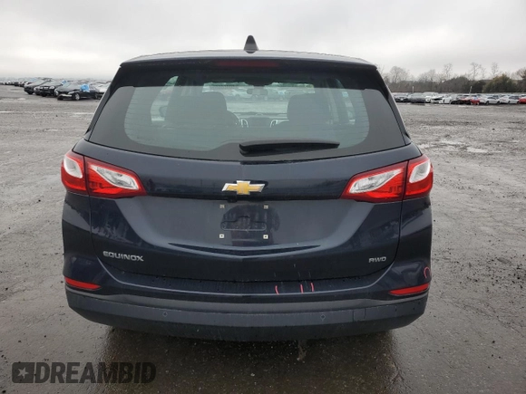 2021 Chevrolet Equinox LS with VIN 3GNAX5EV0MS141383, listed as a Copart auction lot 50166565 with 77,852 mi miles and Salvage title. Bid and sale history available at DreamBid. Image 6.