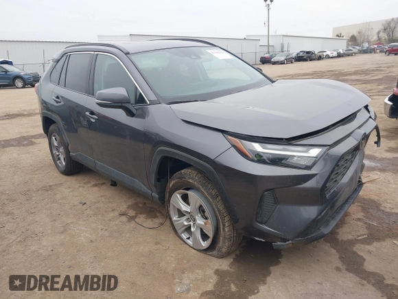 2024 Toyota RAV4 XLE with VIN 2T3P1RFV7RC401364, listed as a IAAI auction lot 41500119 with 33,710 mi miles and . Bid and sale history available at DreamBid. Image 1.