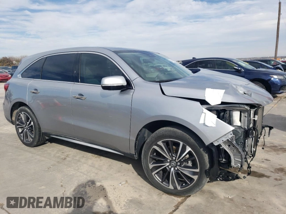 2020 Acura MDX w/Technology Pkg with VIN 5J8YD3H53LL005531, listed as a Copart auction lot 43016365 with 22,524 mi miles and Salvage Title. Bid and sale history available at carsss.com. Image 4.
