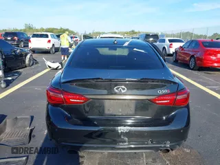 2019 Infiniti Q50 Luxe with VIN JN1EV7AP7KM516656, listed as a IAAI auction lot 42695766 with 100,206 mi miles and . Bid and sale history available at DreamBid. Image 16.