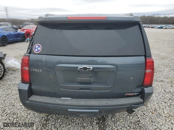 2020 Chevrolet Suburban Premier with VIN 1GNSKJKJ0LR279066, listed as a Copart auction lot 44157655 with 99,477 mi miles and Salvage Title. Bid and sale history available at carsss.com. Image 6.