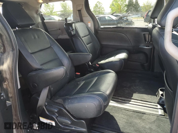 2017 Toyota Sienna SE with VIN 5TDXZ3DC0HS779855, listed as a Copart auction lot 56037865 with 95,959 mi miles and Salvage title. Bid and sale history available at DreamBid. Image 11.