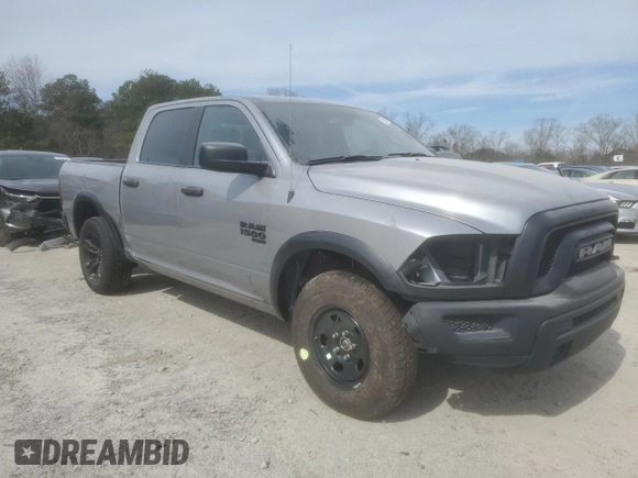 2024 Ram 1500 Warlock z VIN 1C6RR7LGXRS125143, wystawiony jako Copart lot #46033265 z przebiegiem 26 205 mil mil oraz Czysty tytuł • Clean title. Historia ofert i sprzedaży dostępna na DreamBid. Obrazek 4.