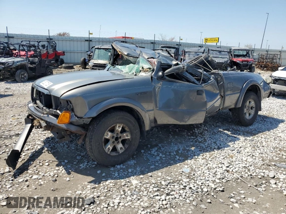 2005 Ford Ranger XLT with VIN 1FTZR45E35PA28995, listed as a Copart auction lot 52627105 with Not provided miles and Salvage title. Bid and sale history available at DreamBid. Image 1.