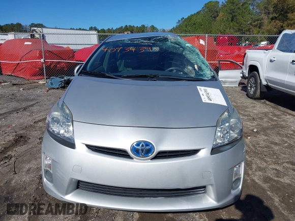 2011 Toyota Prius I with VIN JTDKN3DU5B0289274, listed as a IAAI auction lot 40934391 with 98,154 mi miles. Bid and sale history available at carsss.com. Image 12.