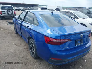 2023 Volkswagen Jetta S with VIN 3VW4M7BU0PM010739, listed as a IAAI auction lot 42400838 with 51,666 mi miles and . Bid and sale history available at DreamBid. Image 3.