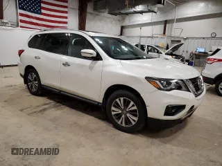 2017 Nissan Pathfinder SL with VIN 5N1DR2MM6HC684865, listed as a Copart auction lot 54180065 with 141,716 mi miles and Clean Title. Bid and sale history available at DreamBid. Image 4.