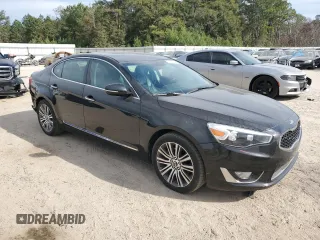 2014 Kia Cadenza Premium with VIN KNALN4D76E5133155, listed as a Copart auction lot 80719984 with 89,302 mi miles and Salvage Title. Bid and sale history available at carsss.com. Image 4.