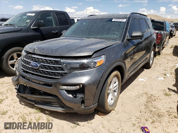 2020 Ford Explorer XLT z VIN 1FMSK7DH1LGB04645, wystawiony jako Copart lot #58984253 z przebiegiem 38 437 mil mil oraz Szkoda całkowita • Salvage title. Historia ofert i sprzedaży dostępna na DreamBid. Obrazek 1.